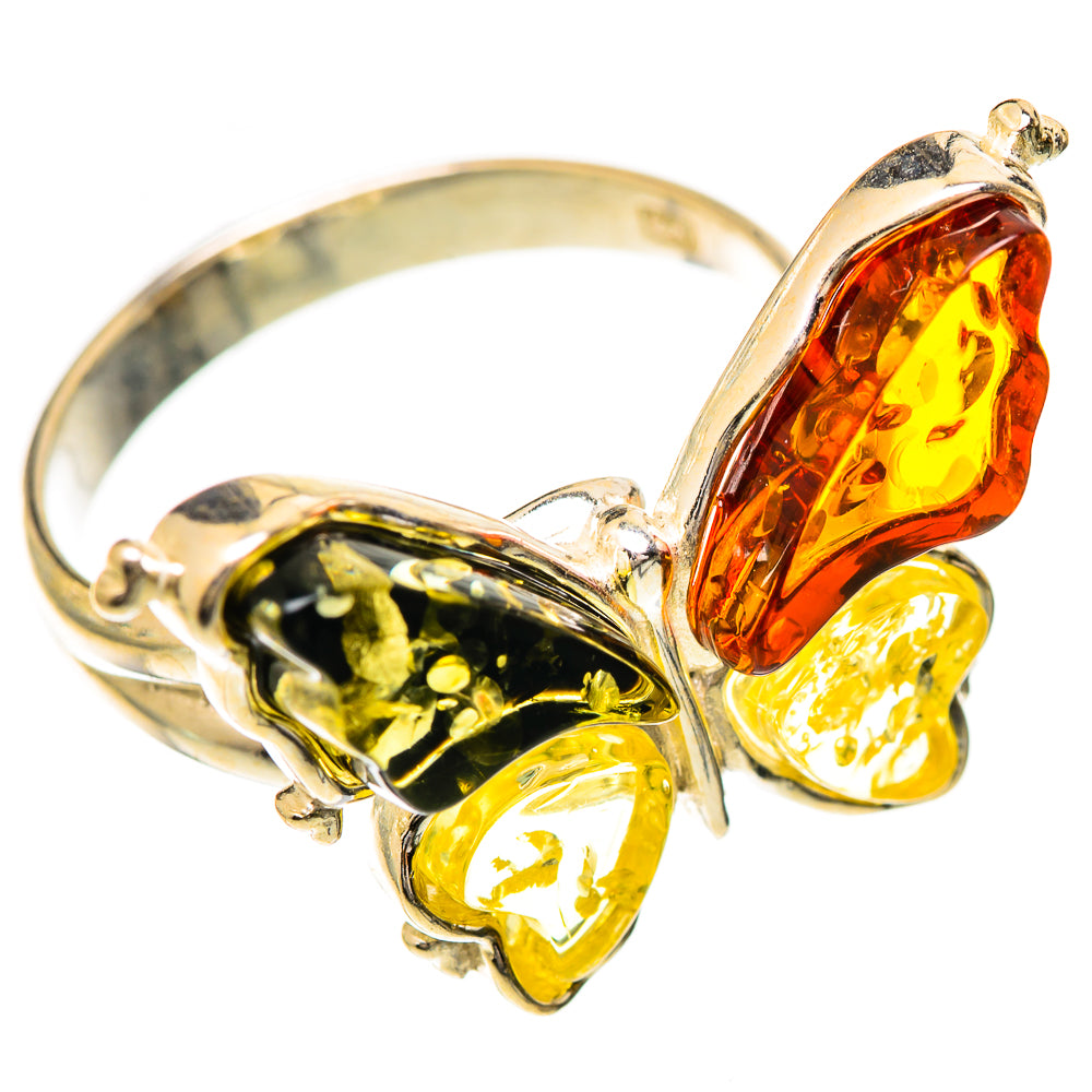 Baltic Amber Rings handcrafted by Ana Silver Co - RING125726 - Photo 2