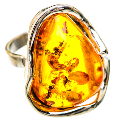 Baltic Amber Rings handcrafted by Ana Silver Co - RING125729 - Photo 2