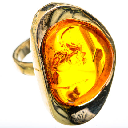 Baltic Amber Rings handcrafted by Ana Silver Co - RING125740 - Photo 2