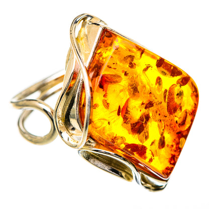 Baltic Amber Rings handcrafted by Ana Silver Co - RING125751 - Photo 2