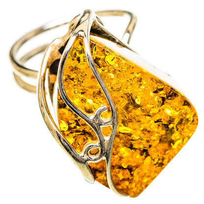 Baltic Amber Rings handcrafted by Ana Silver Co - RING125754 - Photo 2