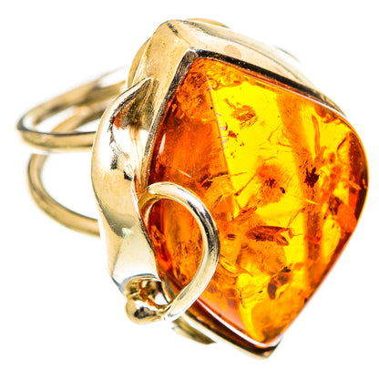 Baltic Amber Rings handcrafted by Ana Silver Co - RING125759 - Photo 2