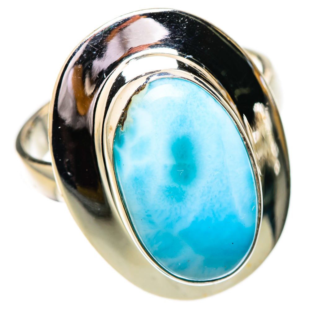 Larimar Rings handcrafted by Ana Silver Co - RING125764 - Photo 2