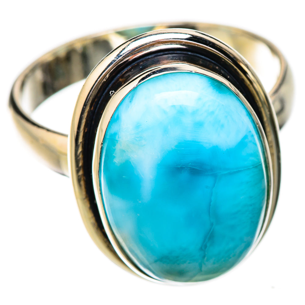 Larimar Rings handcrafted by Ana Silver Co - RING125767 - Photo 2