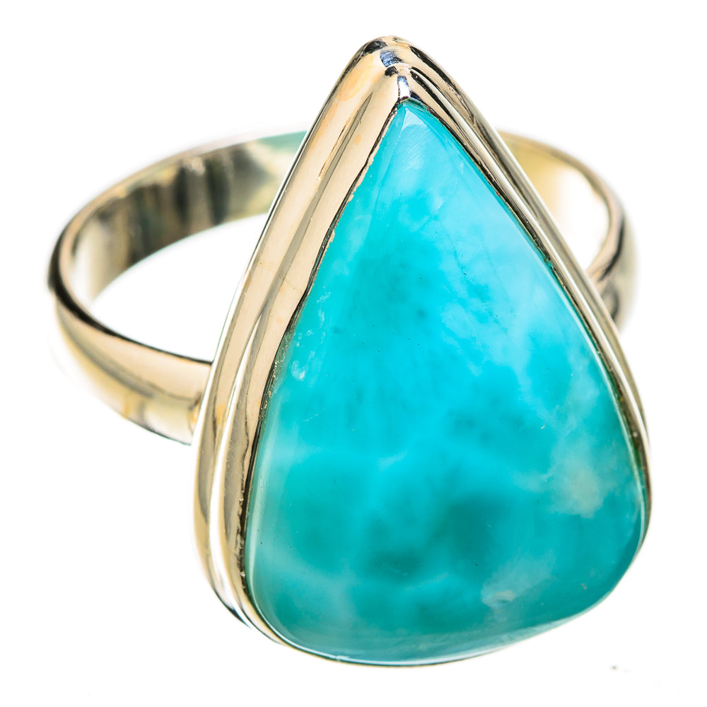 Larimar Rings handcrafted by Ana Silver Co - RING125768 - Photo 2