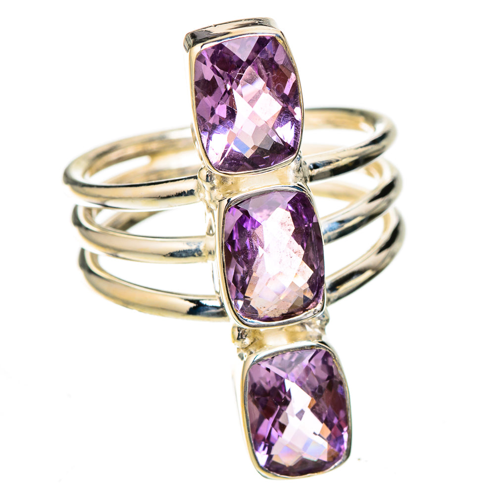Amethyst Rings handcrafted by Ana Silver Co - RING125776 - Photo 2