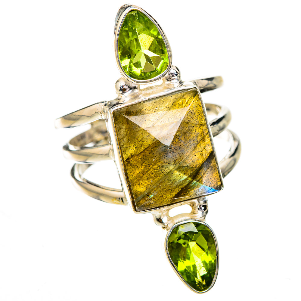 Labradorite Rings handcrafted by Ana Silver Co - RING125785 - Photo 2