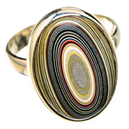 Fordite Rings handcrafted by Ana Silver Co - RING125788 - Photo 2
