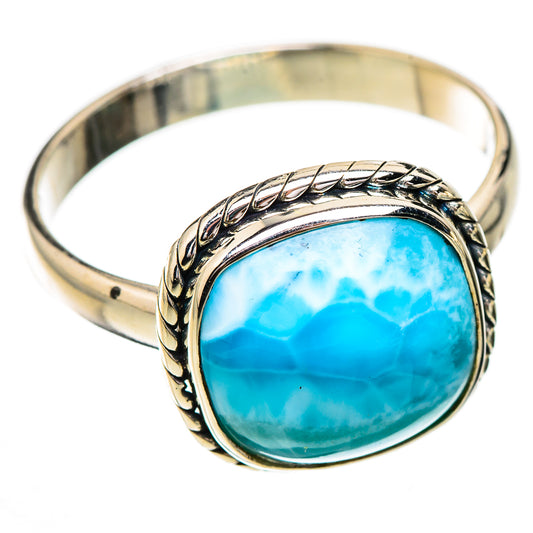 Larimar Rings handcrafted by Ana Silver Co - RING125792 - Photo 2