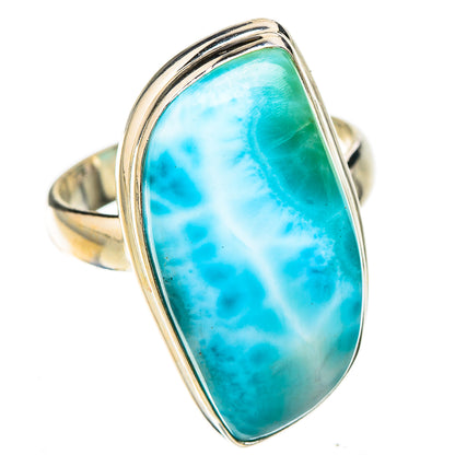 Larimar Rings handcrafted by Ana Silver Co - RING125794 - Photo 2