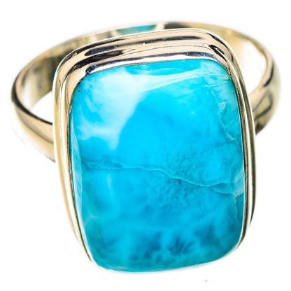 Larimar Rings handcrafted by Ana Silver Co - RING125797 - Photo 2