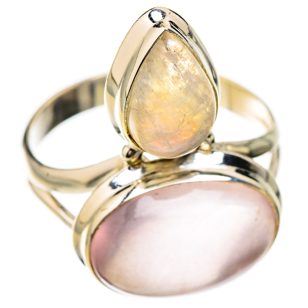 Rose Quartz Rings handcrafted by Ana Silver Co - RING125802 - Photo 2