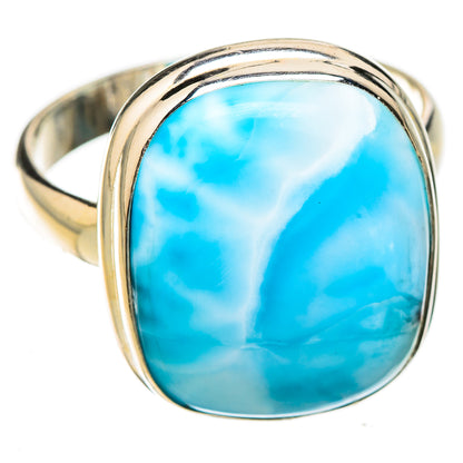 Larimar Rings handcrafted by Ana Silver Co - RING125820 - Photo 2