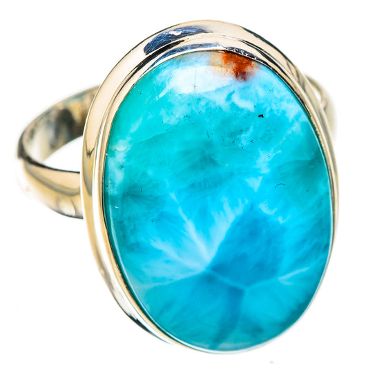 Larimar Rings handcrafted by Ana Silver Co - RING125824 - Photo 2