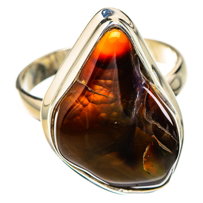 Mexican Fire Agate Rings handcrafted by Ana Silver Co - RING125826 - Photo 2