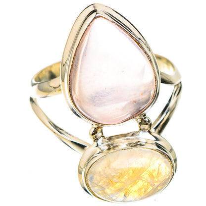 Rose Quartz Rings handcrafted by Ana Silver Co - RING125828 - Photo 2