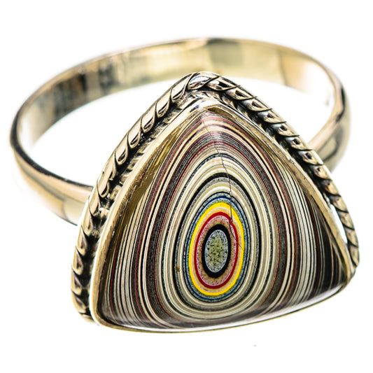 Fordite Rings handcrafted by Ana Silver Co - RING125839 - Photo 2