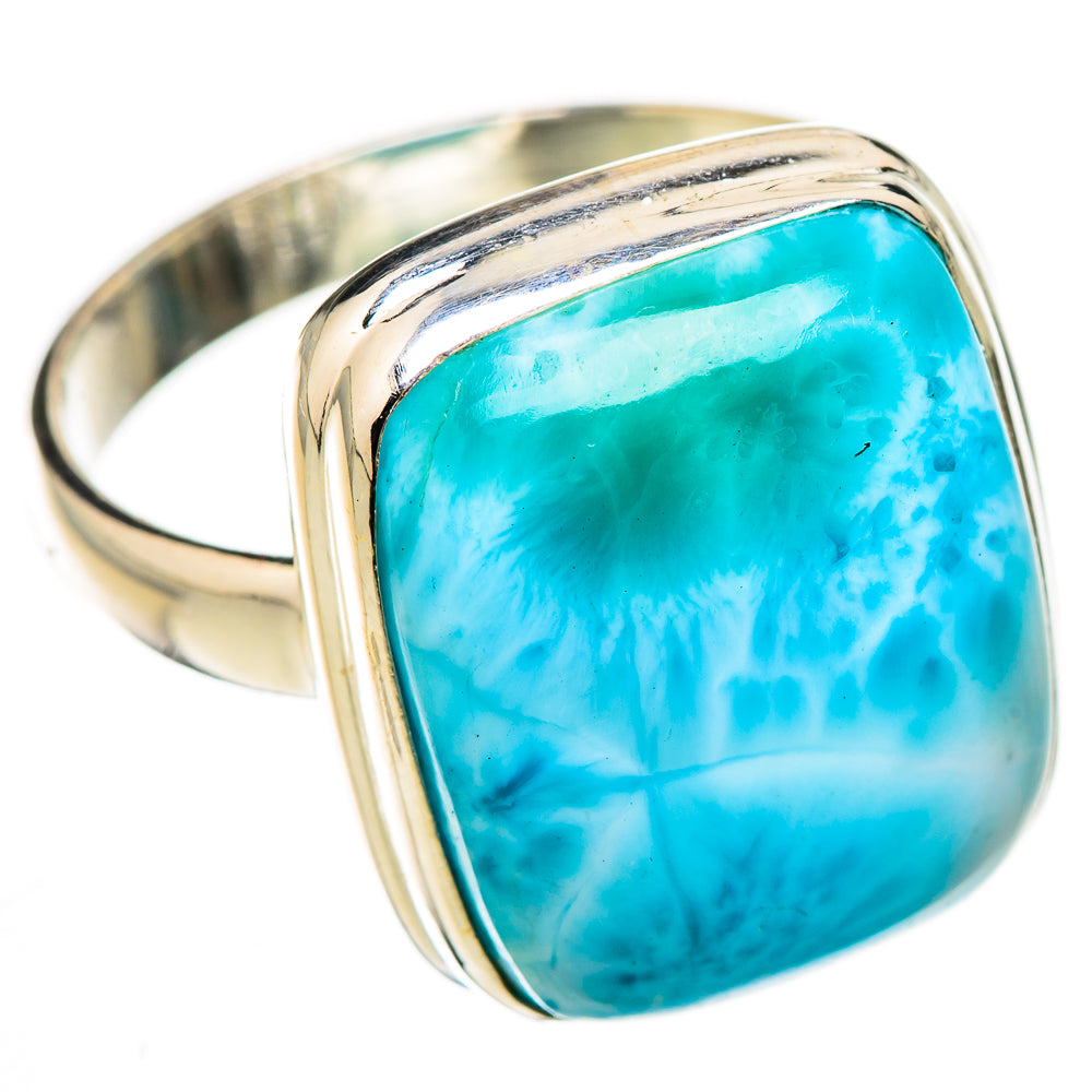 Larimar Rings handcrafted by Ana Silver Co - RING125849 - Photo 2