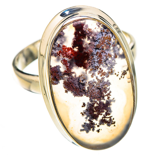 Indonesian Plume Agate Rings handcrafted by Ana Silver Co - RING125855 - Photo 2