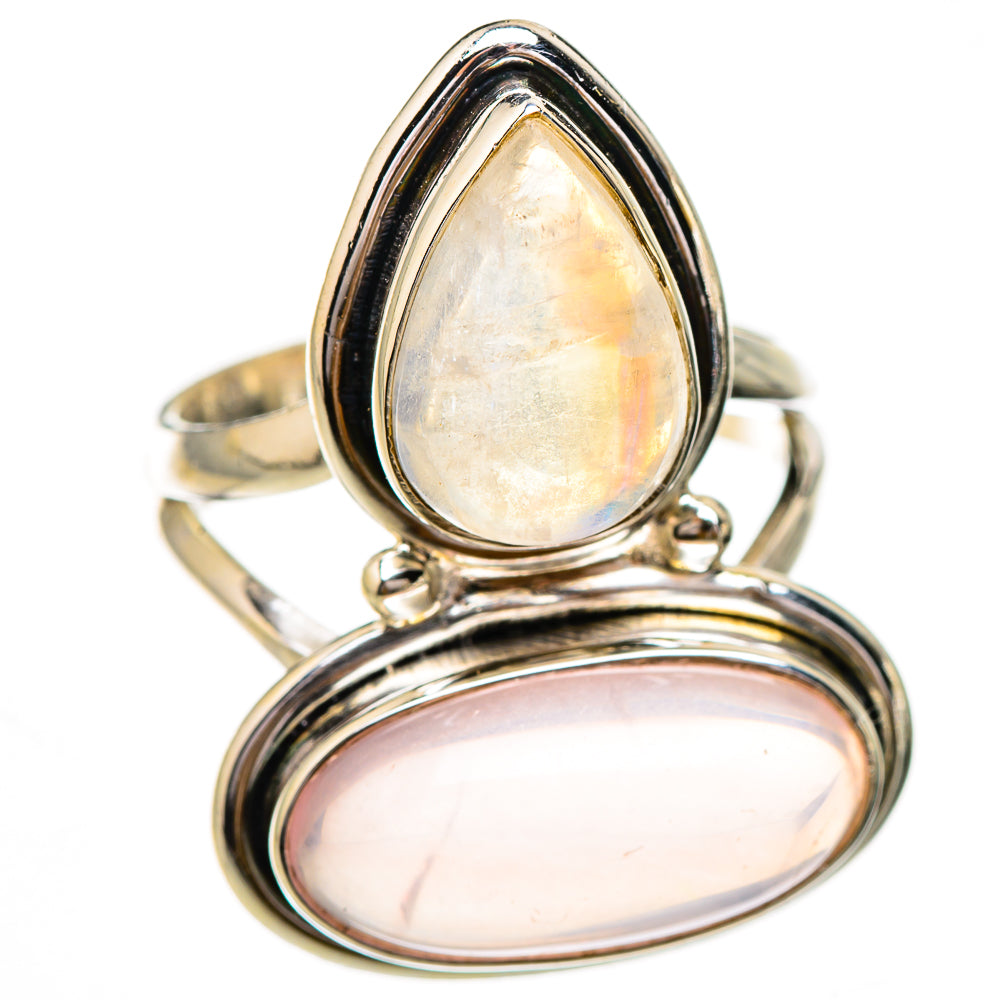 Rose Quartz Rings handcrafted by Ana Silver Co - RING125857 - Photo 2