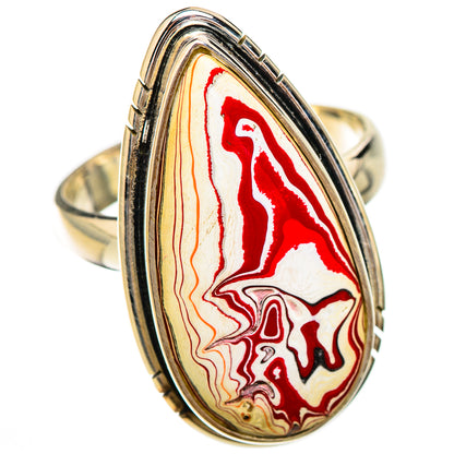 Fordite Rings handcrafted by Ana Silver Co - RING125858 - Photo 2