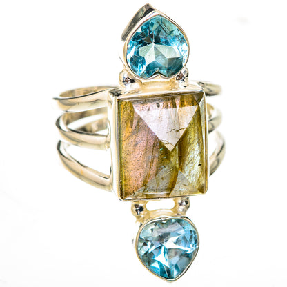 Labradorite Rings handcrafted by Ana Silver Co - RING125866 - Photo 2