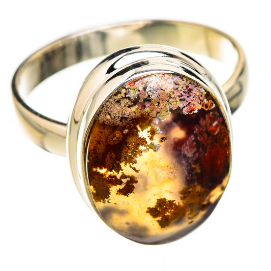 Indonesian Plume Agate Rings handcrafted by Ana Silver Co - RING125883 - Photo 2