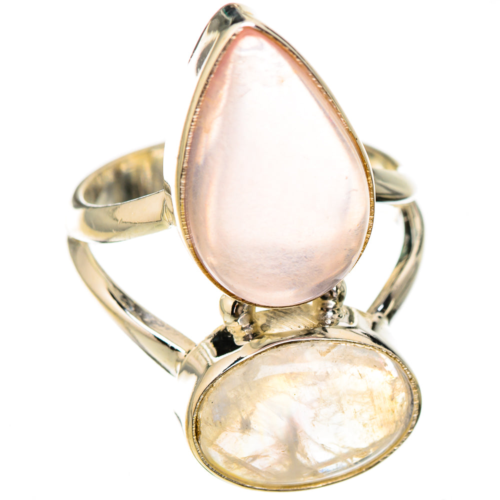 Rose Quartz Rings handcrafted by Ana Silver Co - RING125884 - Photo 2