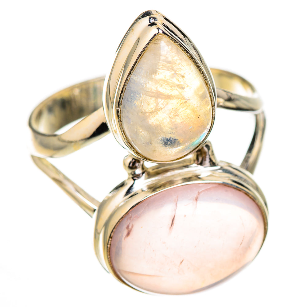 Rose Quartz Rings handcrafted by Ana Silver Co - RING125885 - Photo 2