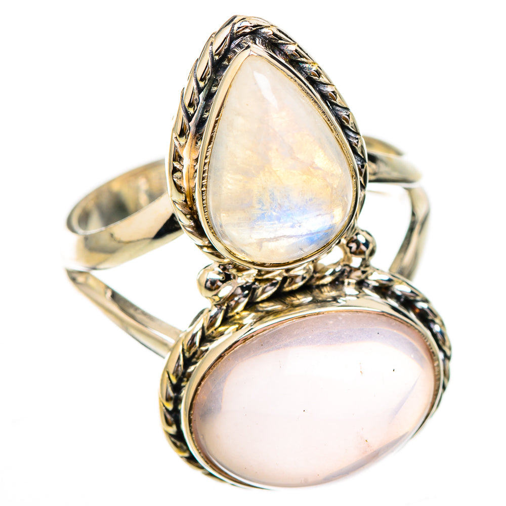 Rose Quartz Rings handcrafted by Ana Silver Co - RING125925 - Photo 2