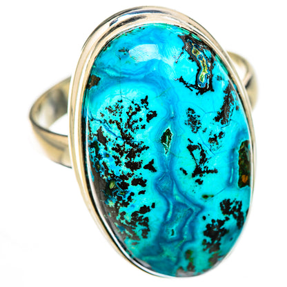 Chrysocolla Rings handcrafted by Ana Silver Co - RING125944 - Photo 2