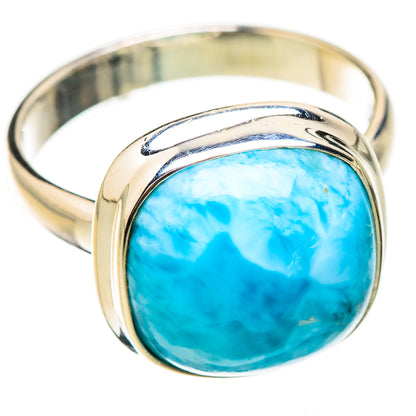 Larimar Rings handcrafted by Ana Silver Co - RING125946 - Photo 2