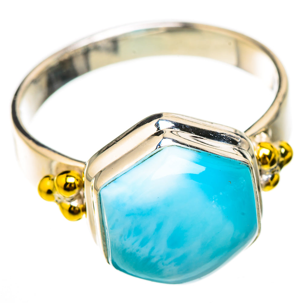 Larimar Rings handcrafted by Ana Silver Co - RING125968 - Photo 2