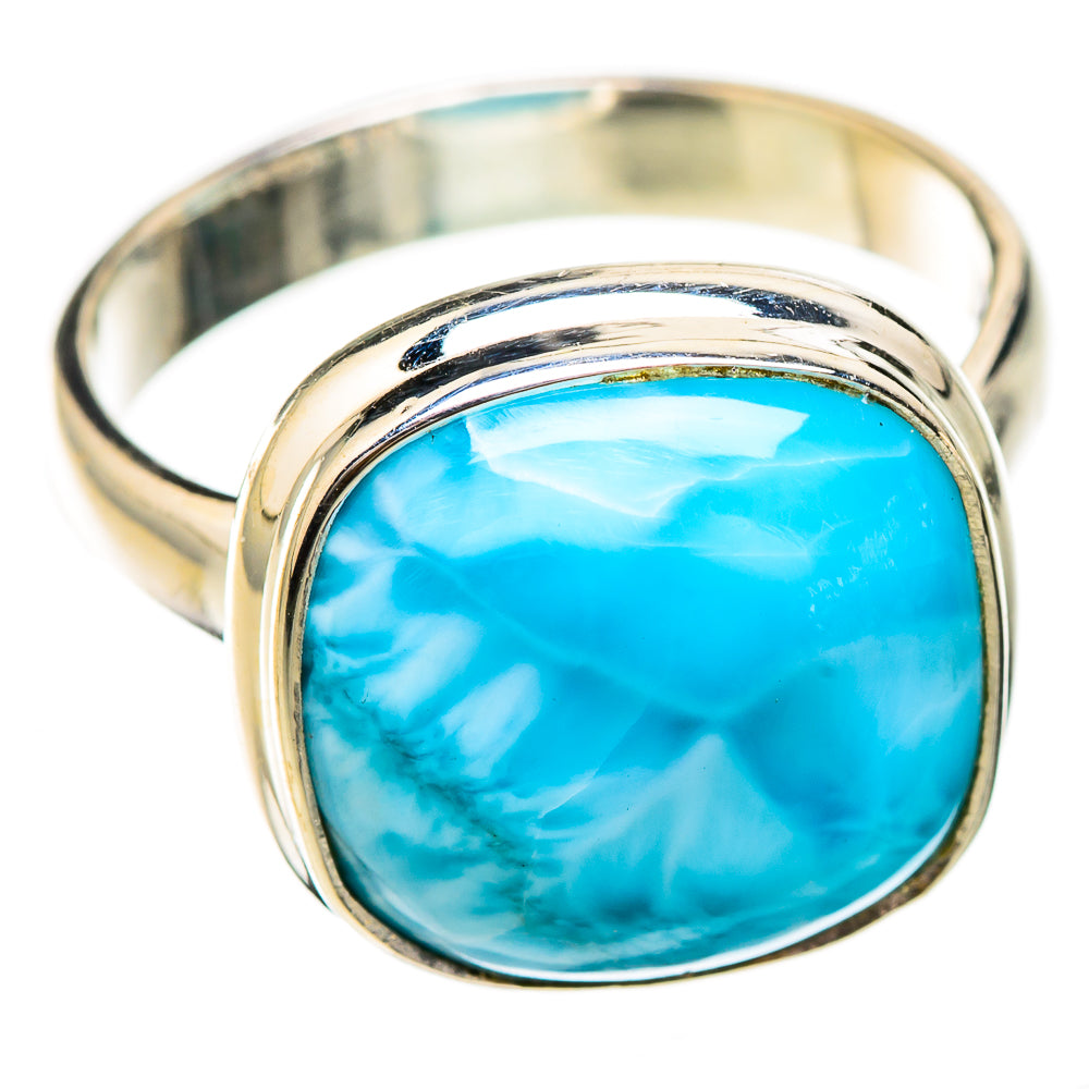Larimar Rings handcrafted by Ana Silver Co - RING125973 - Photo 2
