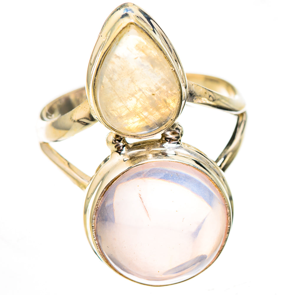 Rose Quartz Rings handcrafted by Ana Silver Co - RING125978 - Photo 2