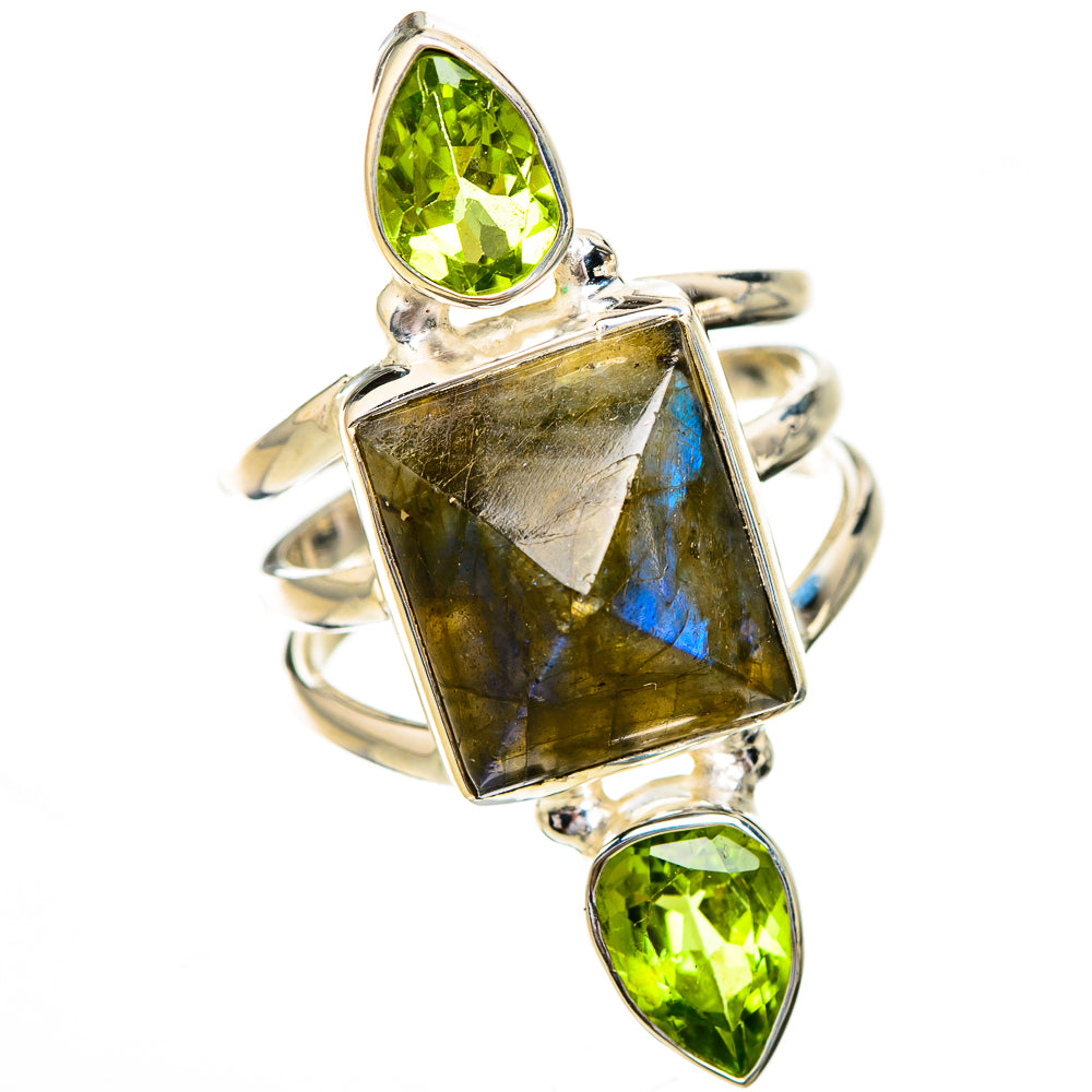 Labradorite Rings handcrafted by Ana Silver Co - RING125989 - Photo 2