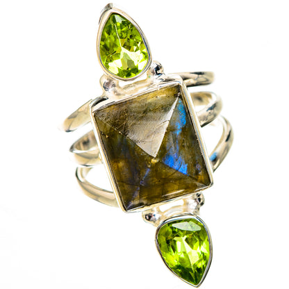Labradorite Rings handcrafted by Ana Silver Co - RING125989 - Photo 2
