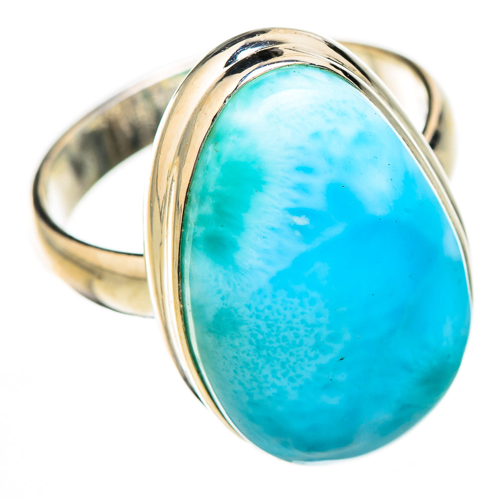 Larimar Rings handcrafted by Ana Silver Co - RING125998 - Photo 2