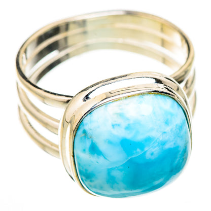 Larimar Rings handcrafted by Ana Silver Co - RING126002 - Photo 2