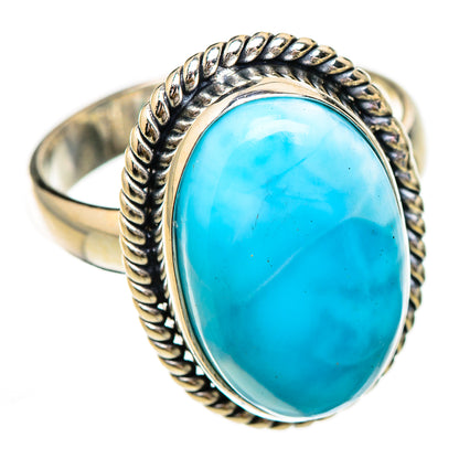 Larimar Rings handcrafted by Ana Silver Co - RING126005 - Photo 2