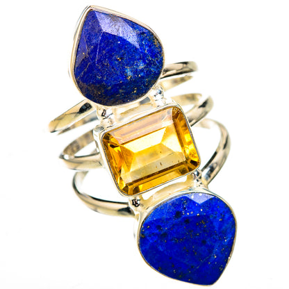 Lapis Lazuli Rings handcrafted by Ana Silver Co - RING126025 - Photo 2