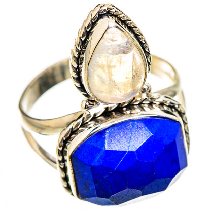 Lapis Lazuli Rings handcrafted by Ana Silver Co - RING126027 - Photo 2