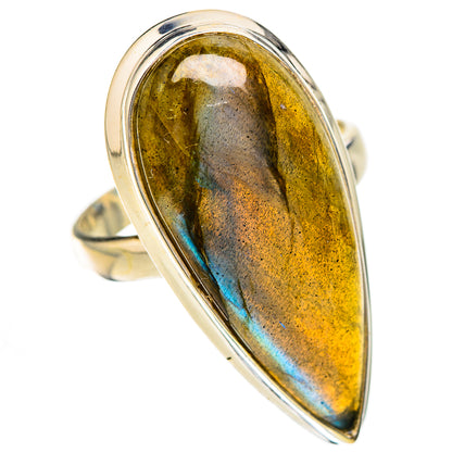 Labradorite Rings handcrafted by Ana Silver Co - RING126028 - Photo 2