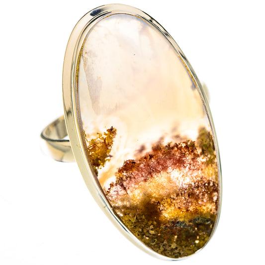 Indonesian Plume Agate Rings handcrafted by Ana Silver Co - RING126034 - Photo 2