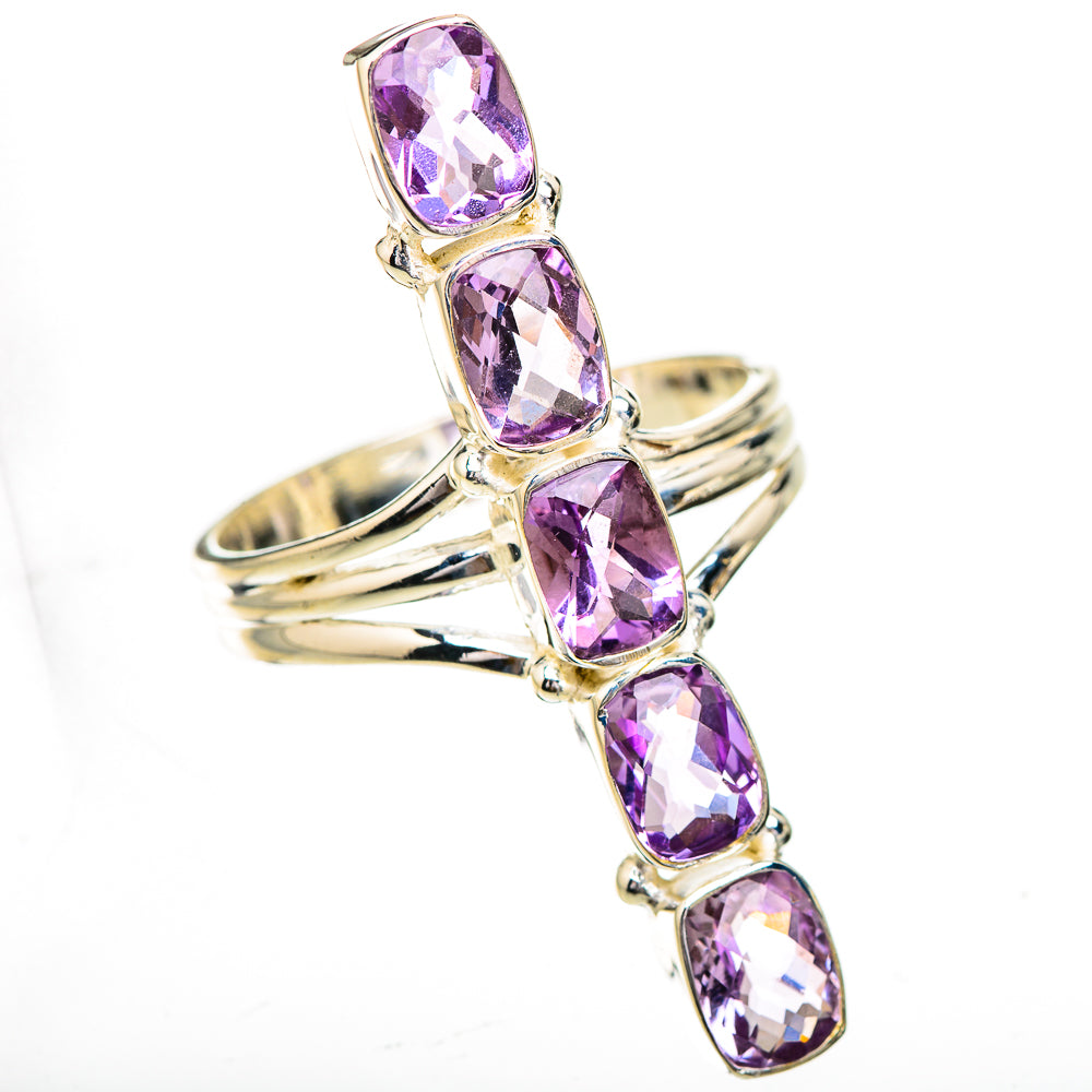 Amethyst Rings handcrafted by Ana Silver Co - RING126039 - Photo 2