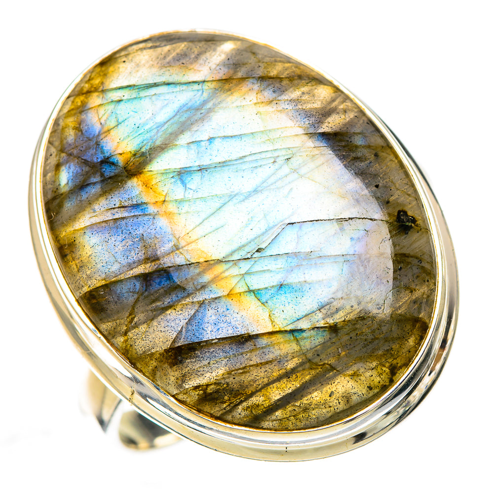 Labradorite Rings handcrafted by Ana Silver Co - RING126051 - Photo 2