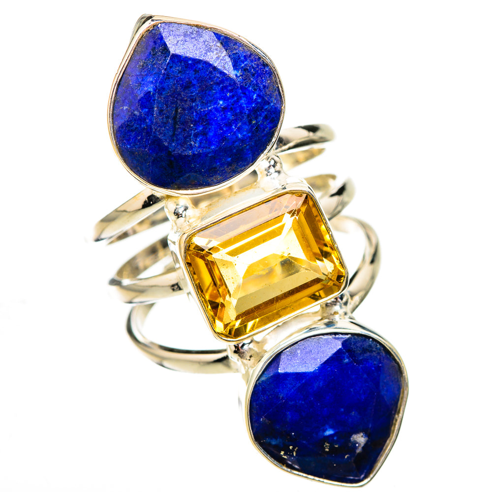 Lapis Lazuli Rings handcrafted by Ana Silver Co - RING126053 - Photo 2