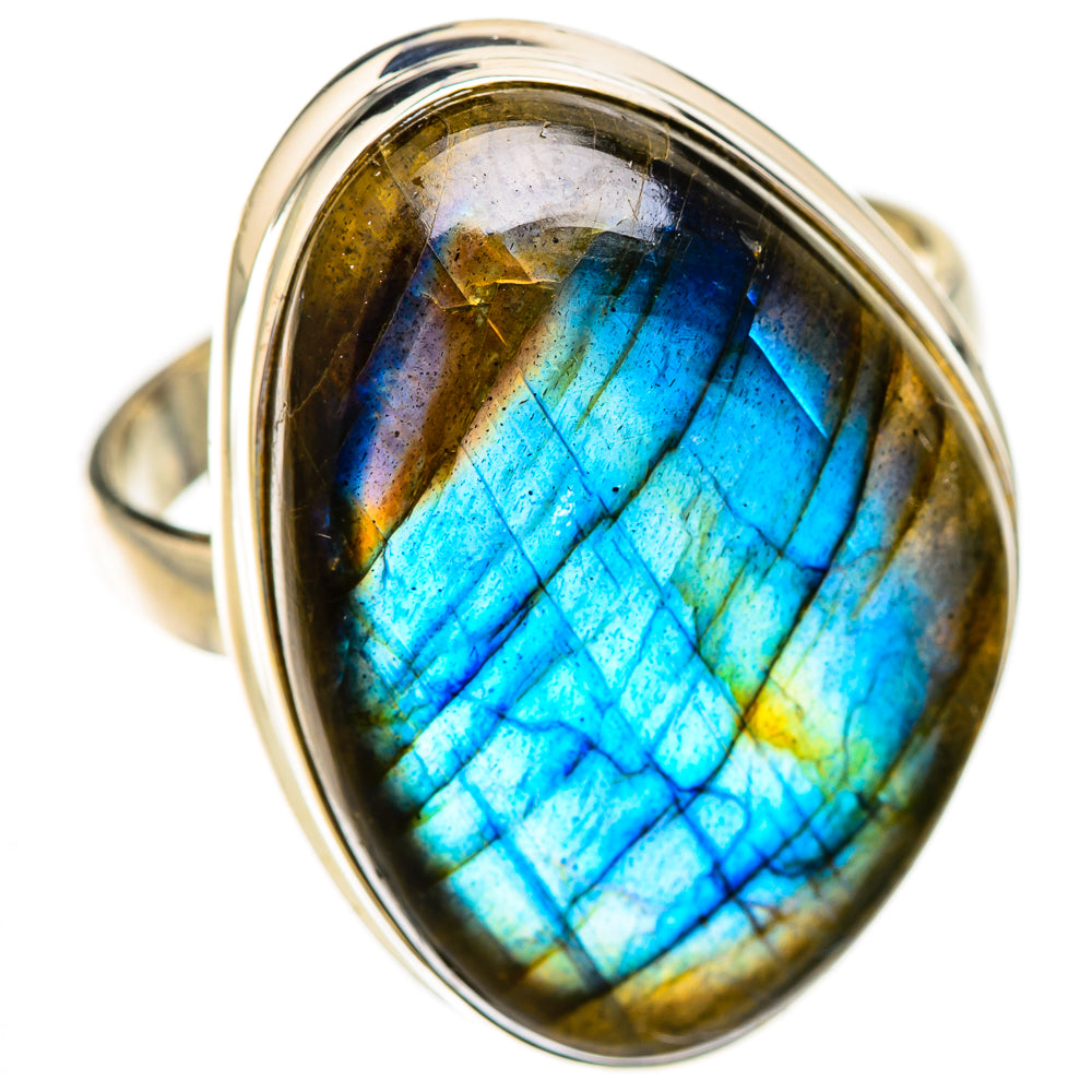 Labradorite Rings handcrafted by Ana Silver Co - RING126054 - Photo 2