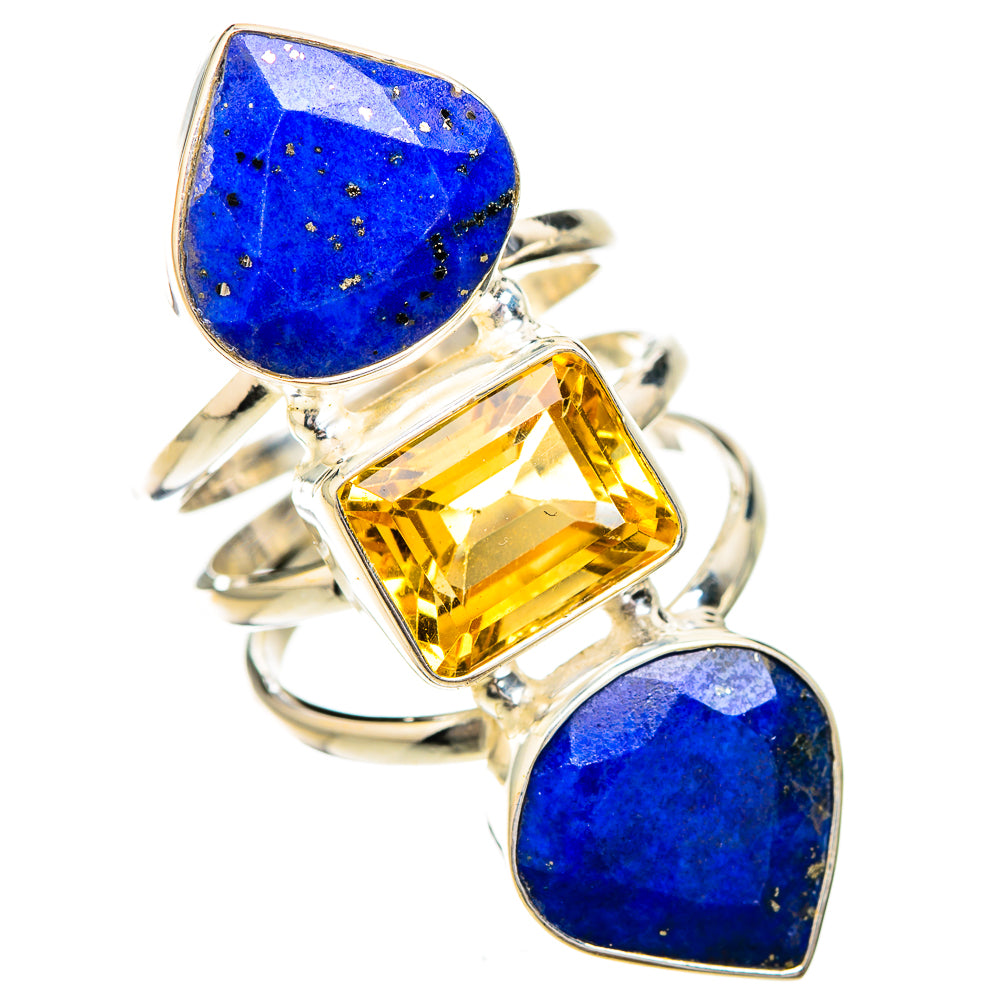 Lapis Lazuli Rings handcrafted by Ana Silver Co - RING126058 - Photo 2