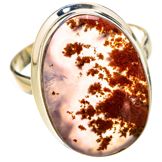 Indonesian Plume Agate Rings handcrafted by Ana Silver Co - RING126063 - Photo 2
